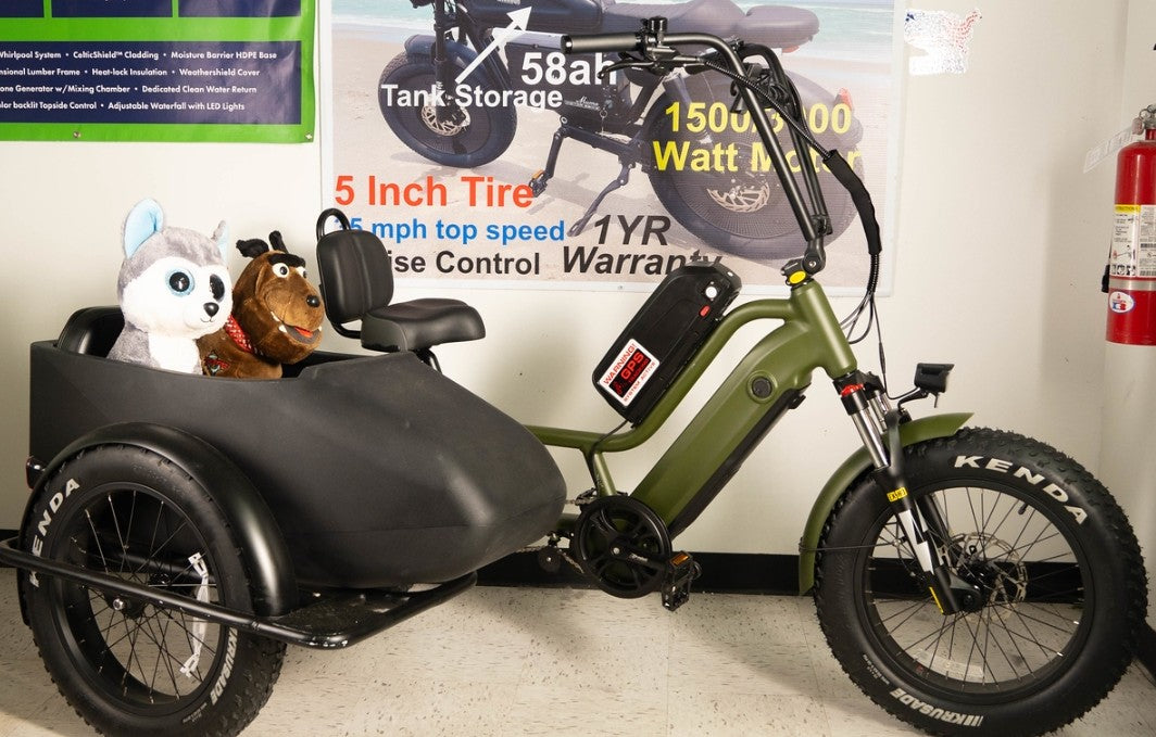 SideCart Lazy Dog Dual Battery