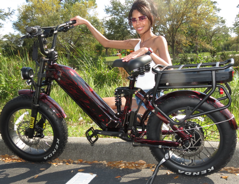 At MALL # 7 - Amp 52v Dual 45 Amp Battery & Fastest 40 mph Top Speed in Inventory with Custom paint job with UL Rated for Safety