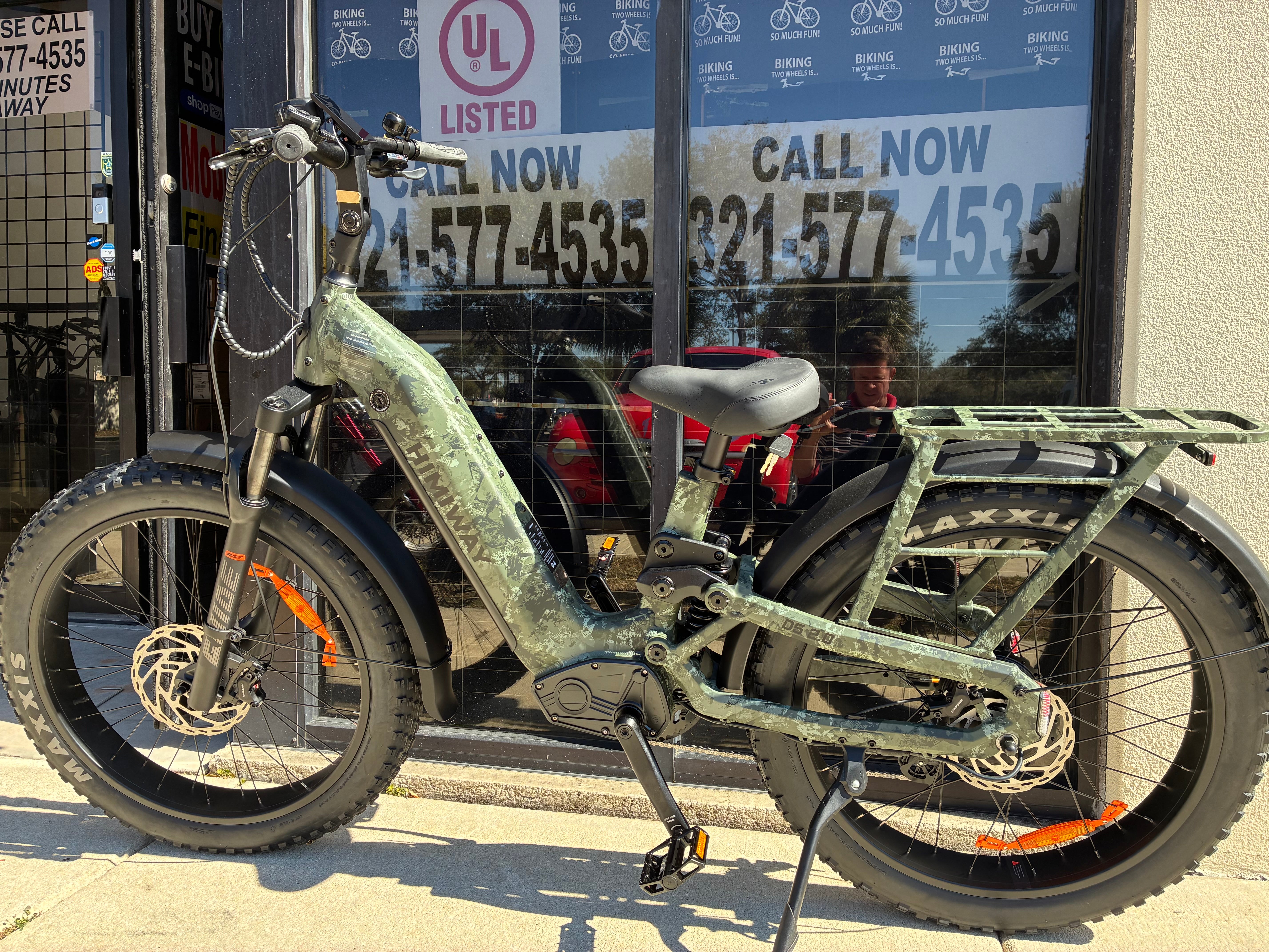 Himiway D5 2.0 Camo UL Certified Battery 28 mph Top Speed Full