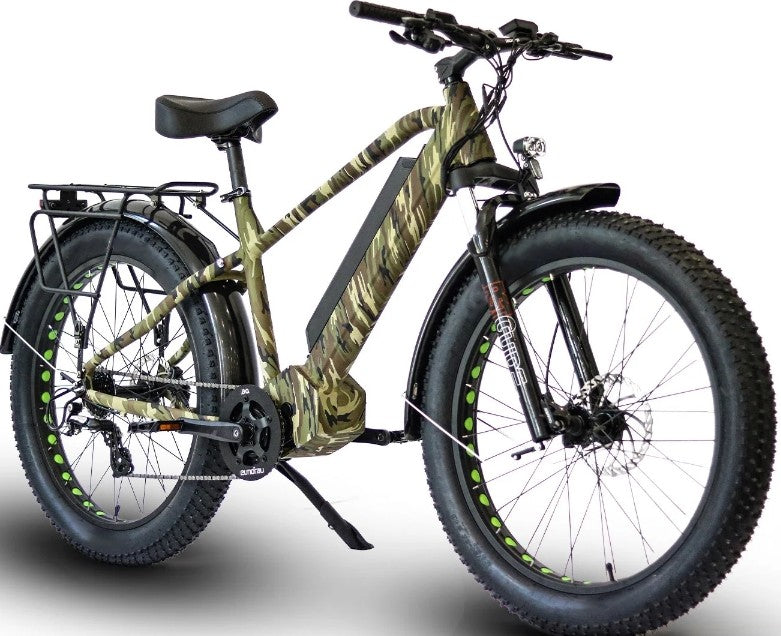 At MALL # 4 - FAT-HD/HUNTER X7 Free Extra Battery 1000watt Bafang Mid-Drive Motor & 30 mph Top Speed & LOWER SPEED CAN BE PROGRAMMED